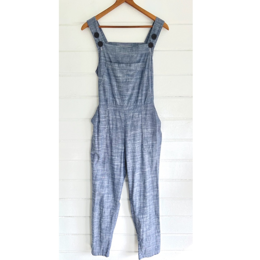 NOOWORKS Chambray Cotton Overalls Jumpsuit - S - Picture 3 of 13